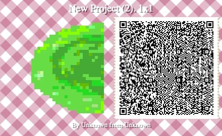 The left side of the portal QR code for Animal Crossing: New Horizons.