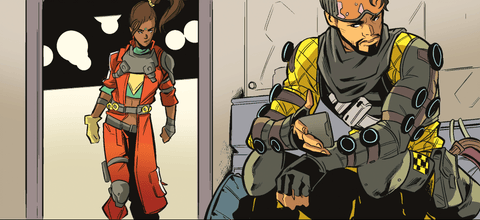 Apex Legends has moved to full-color comics for its Season 6 stories.