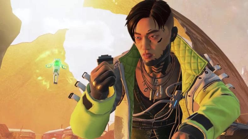 Crypto and his drone in the Season 3 trailer for Apex Legends.