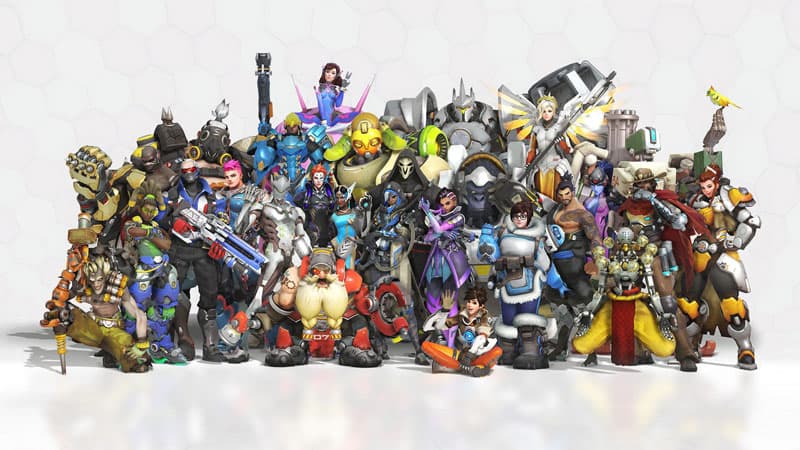 All Overwatch heroes