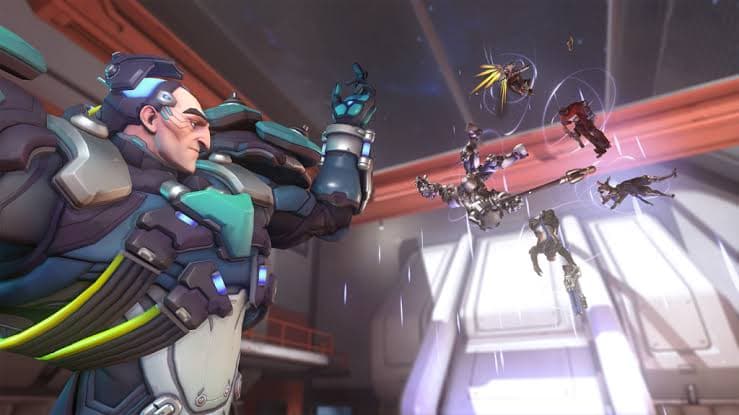Sigma using his Ultimate ability in Overwatch