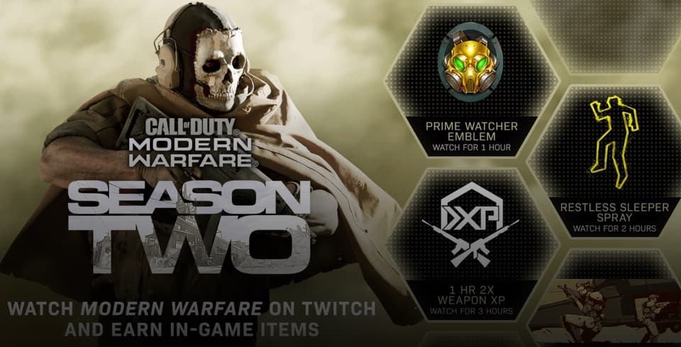 Call of Duty Modern Warfare Twitch Prime rewards
