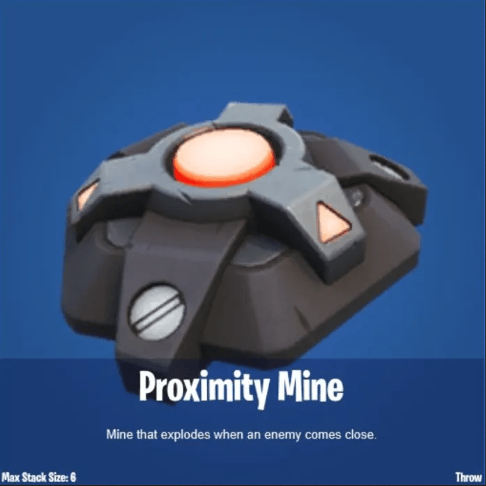 Fortnite's Proximity mines
