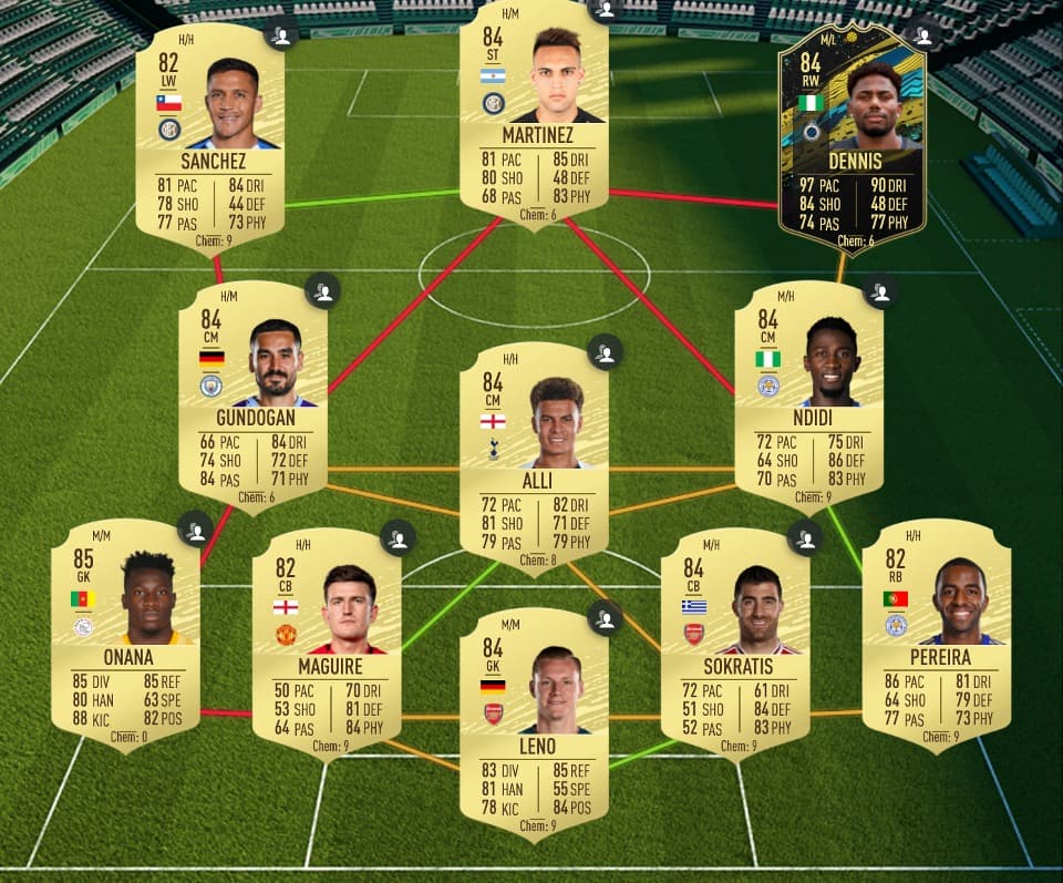 Oldie but Goldie SBC solution fifa 20
