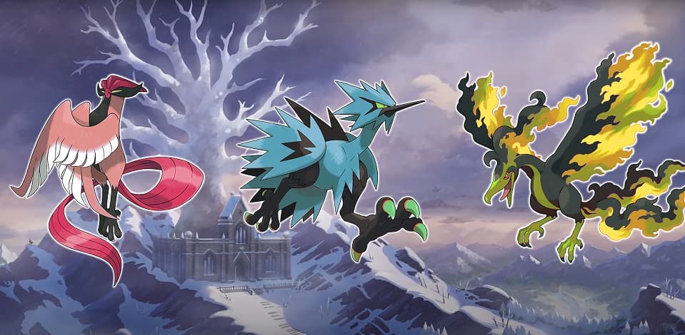 Shiny Differences ~ Day 2 ~ Articuno, Zapdos & Moltres :  r/PokemonSwordAndShield