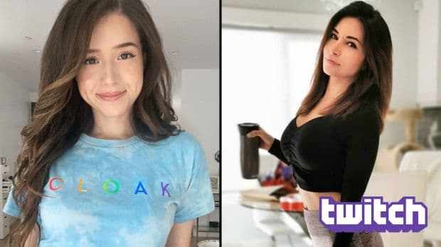Pokimane and Alinity pose for the camera.