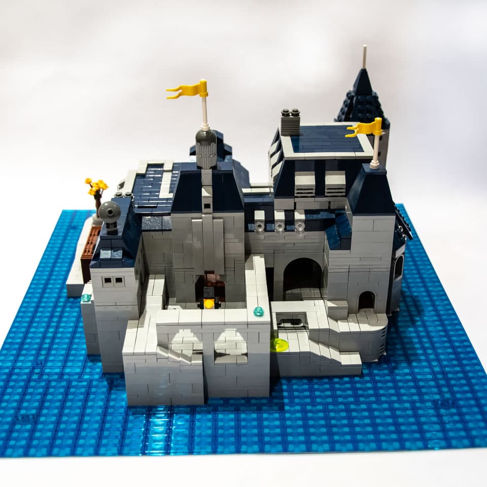 Chateau Guillard made out of LEGO