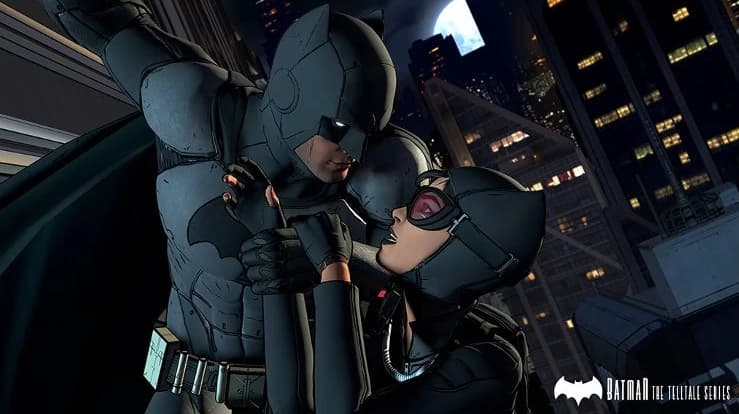Batman and Catwoman from Telltale