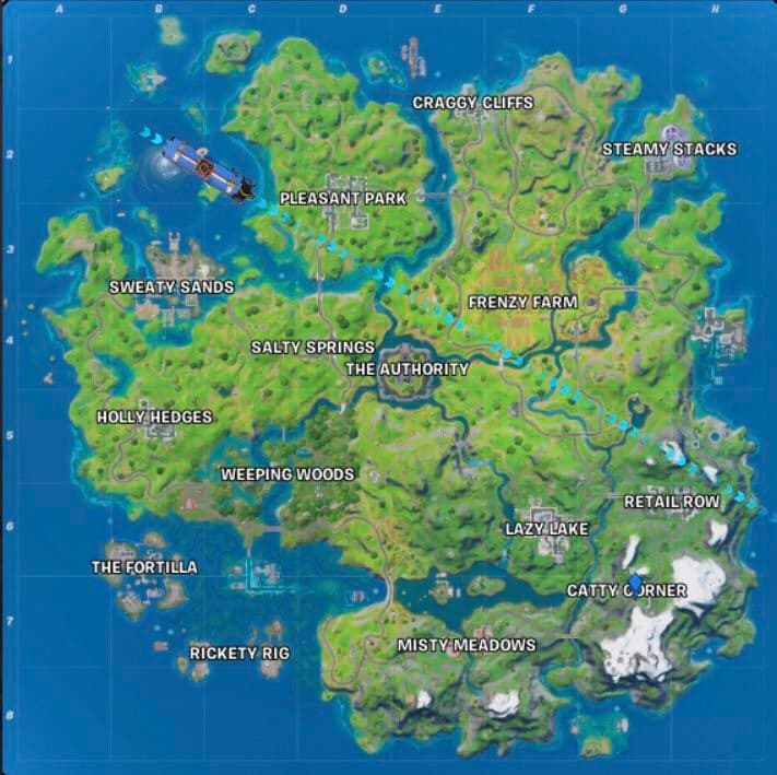 Fortnite map from july 24 changes