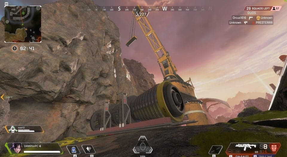 Rocket in Apex Legends on the ground