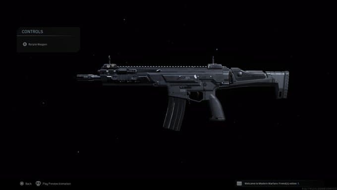 Call of Duty kilo weapon in inspect feature.