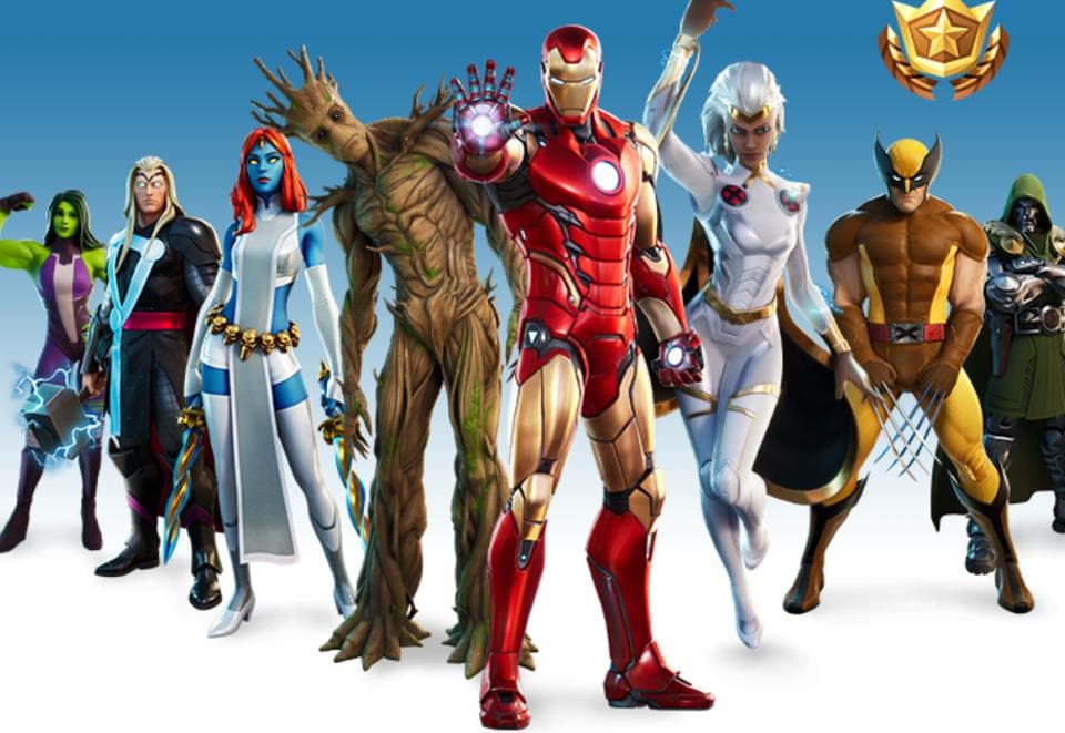 Fortnite Season 4 Marvel skins