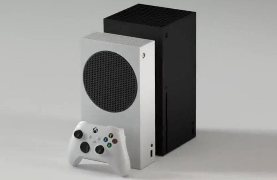 The Xbox Series S is half as big as Microsoft's flagship next-gen Xbox Series X console.