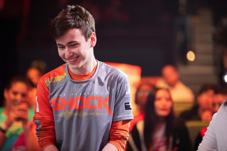 Super playing for San Francisco Shock in 2019 OWL