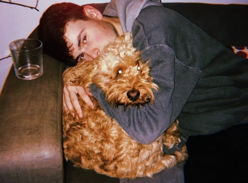 YouTuber Will Archer with dog Rosie