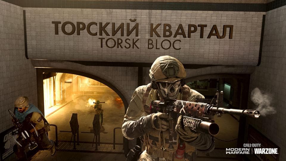 Warzone characters leaving Torsk Bloc