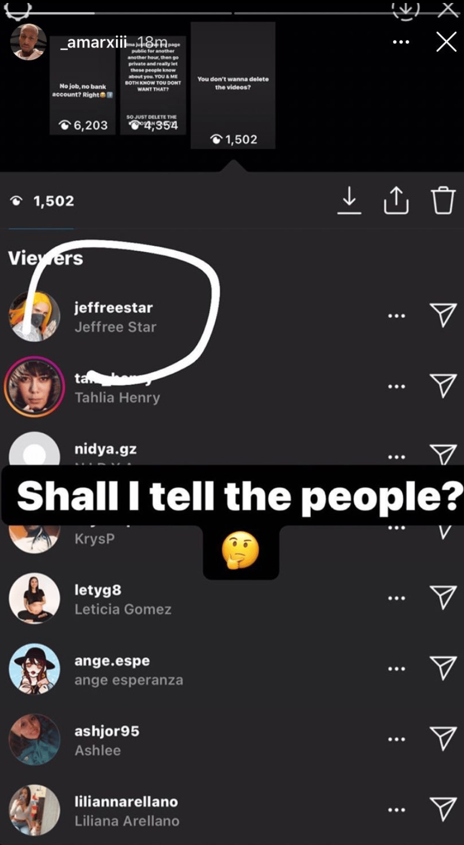 Instagram Jefree Star ex