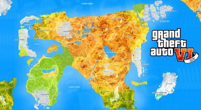 GTA 6 Map Concept