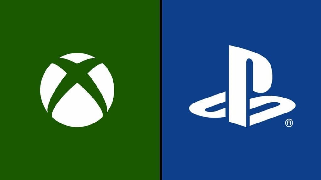 The Xbox and Playstation logos