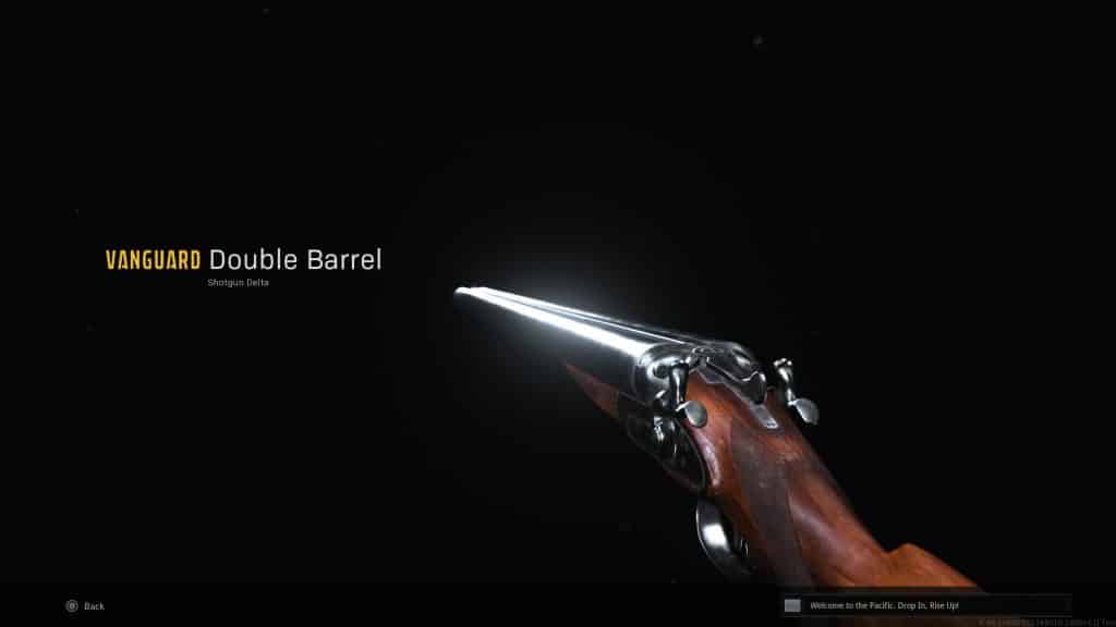 Warzone Double Barrel Shotguns