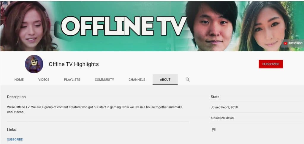 Offline TV Highlights, YouTube