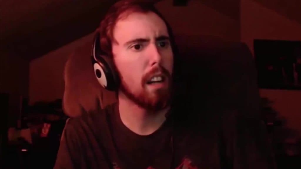 Asmongold during a streamon Twitch.