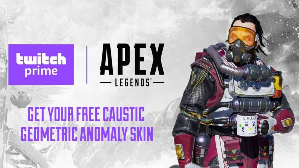 Twitch Prime Caustic skin for Apex Legends