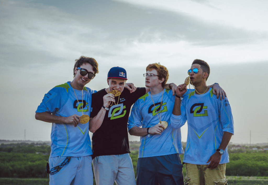 OpTic Call of Duty with X-Games gold medals.