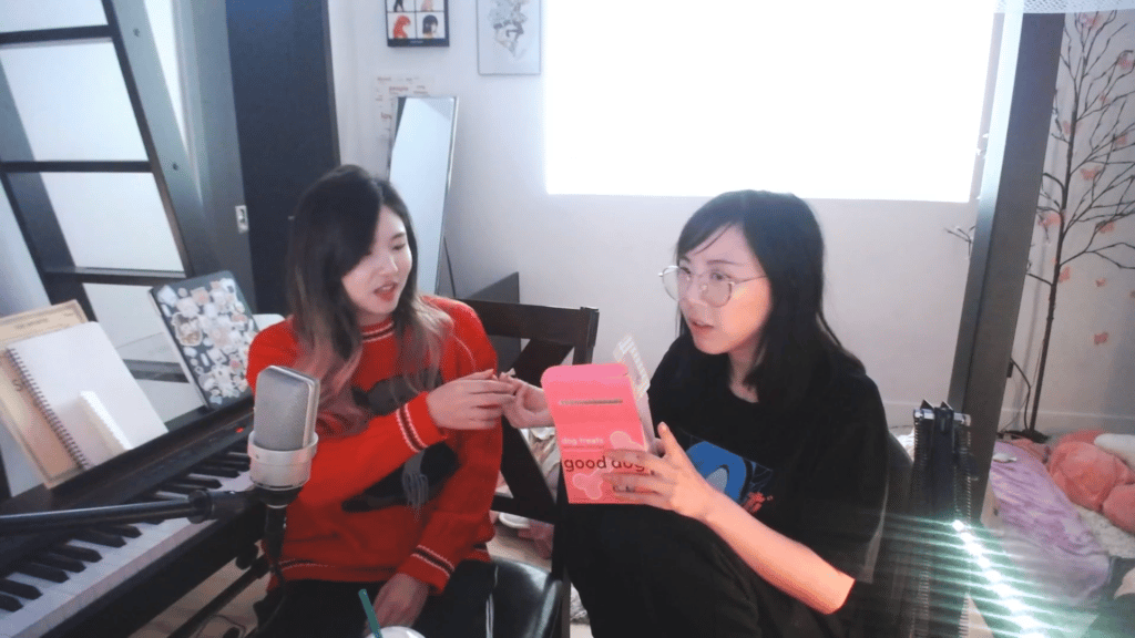 HAchubby and LilyPichu on Twitch stream