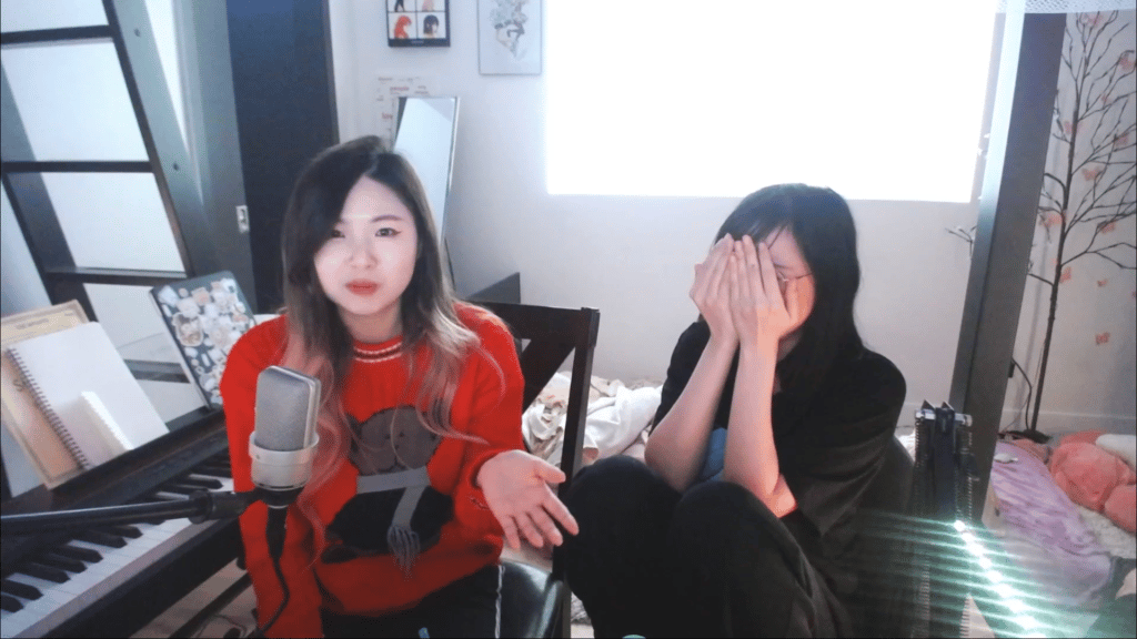LilyPichu and HAchubby on Twitch stream