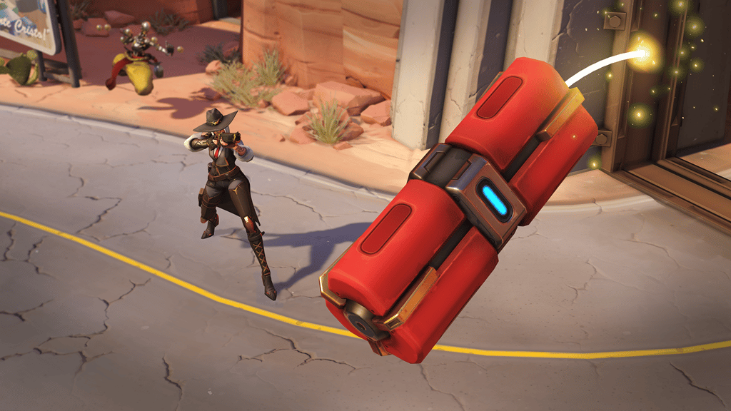 Ashe uses her Dynamite