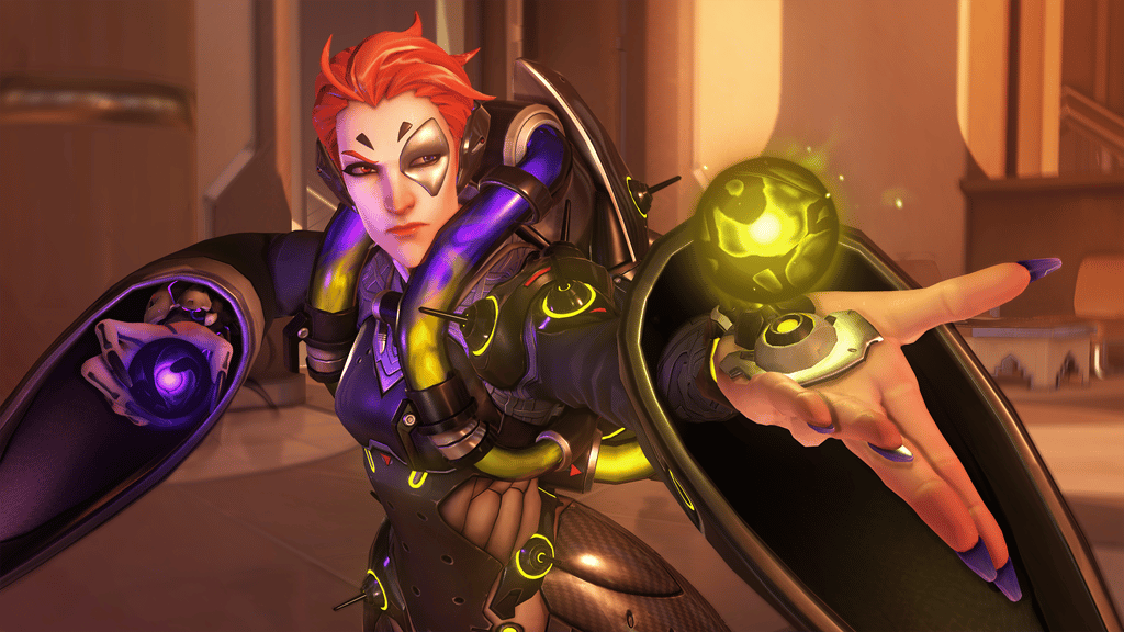 Moira on Oasis in Overwatch