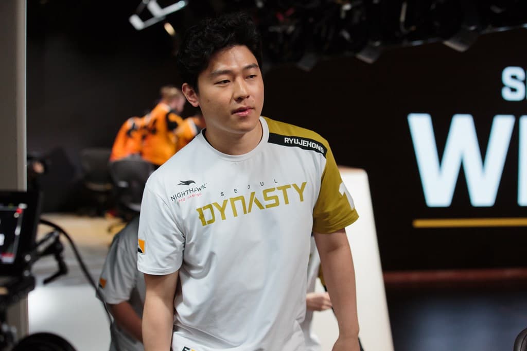 Ryujehong playing for the Seoul Dynasty in OWL Season 1 2018