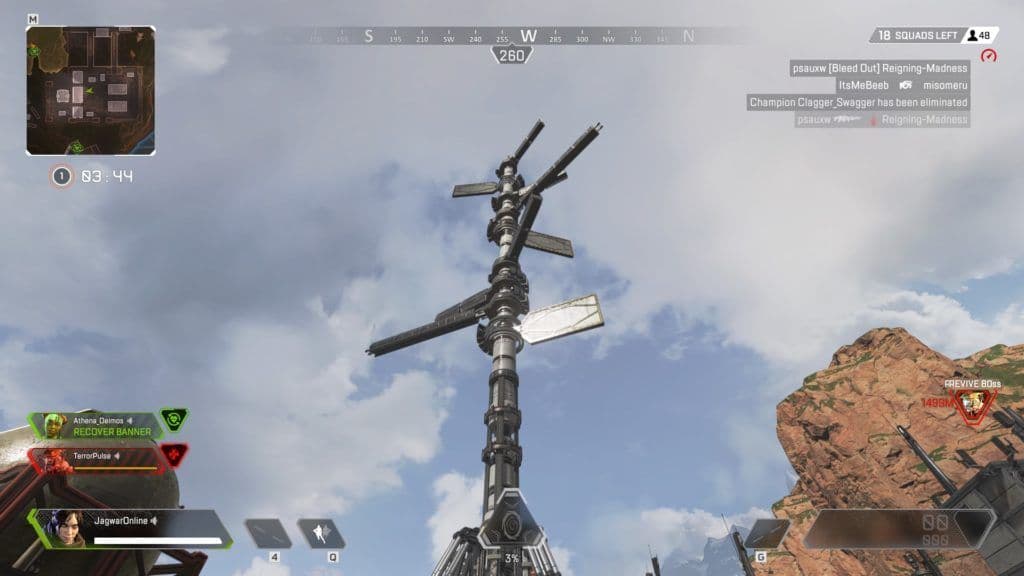Repulsor Tower in Apex Legends