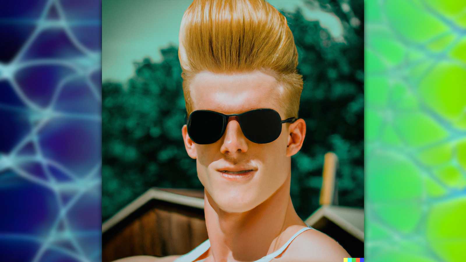 Johnny Bravo made by DALLE