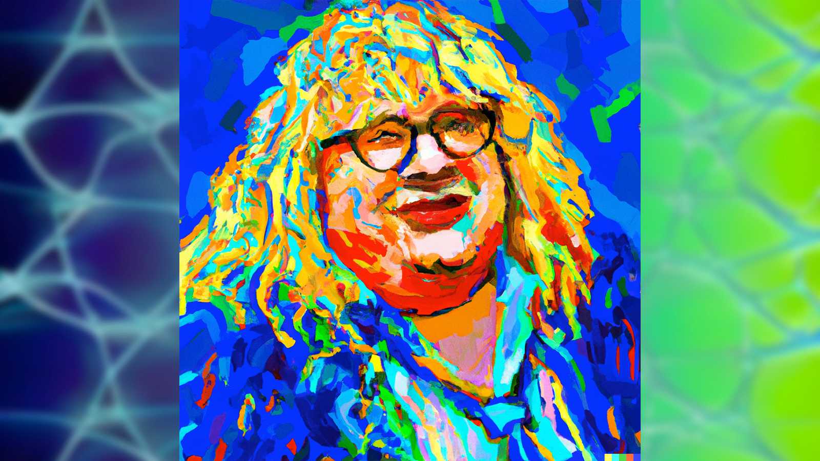 Bruce Vilanch made by DALLE in Monet's style