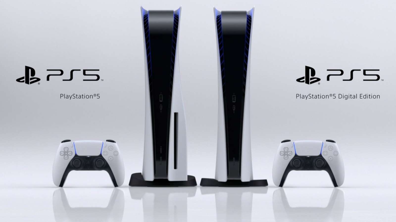 PlayStation 5 models side by side.