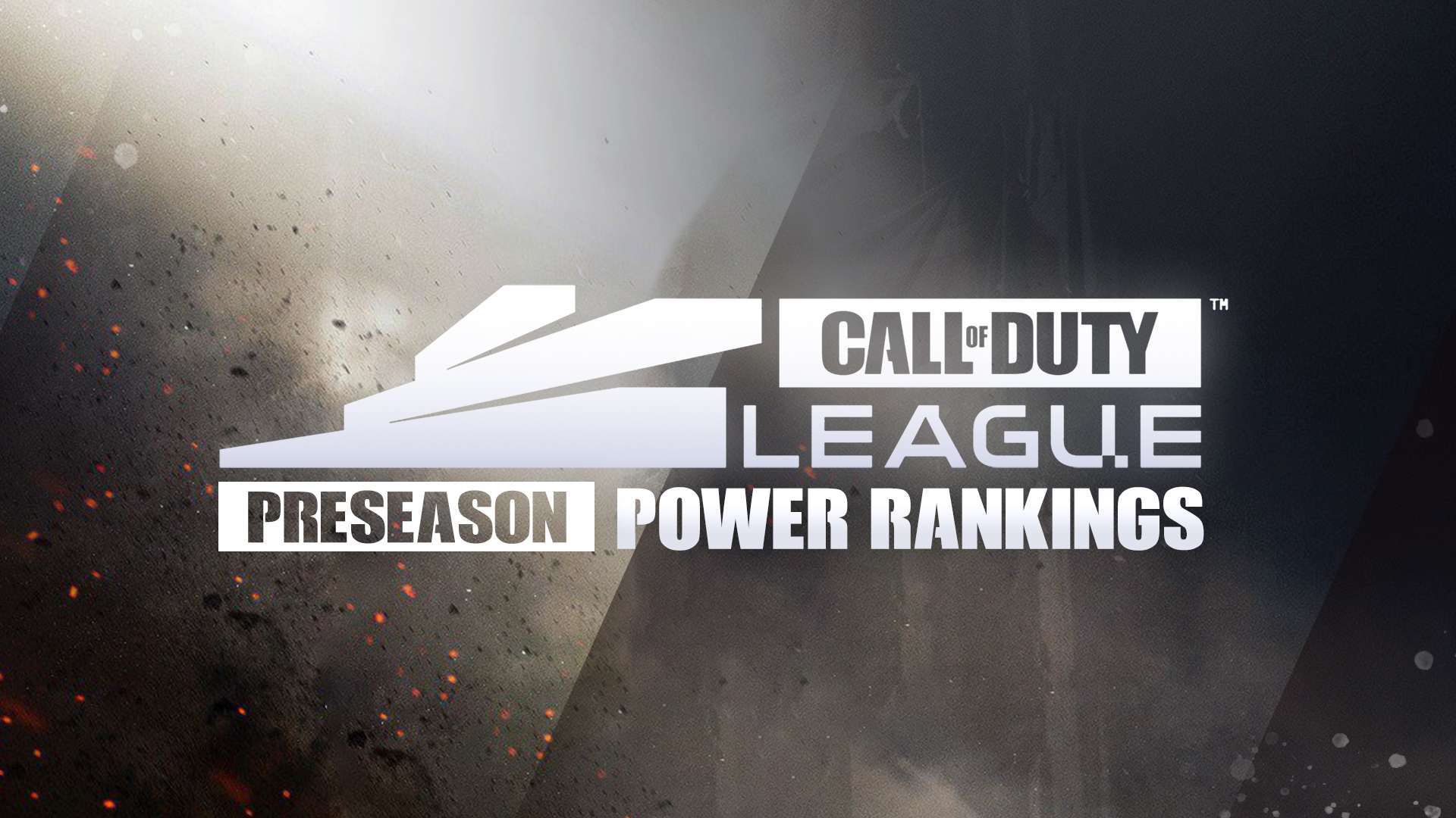 An image of Call of Duty League preseason power rankings text