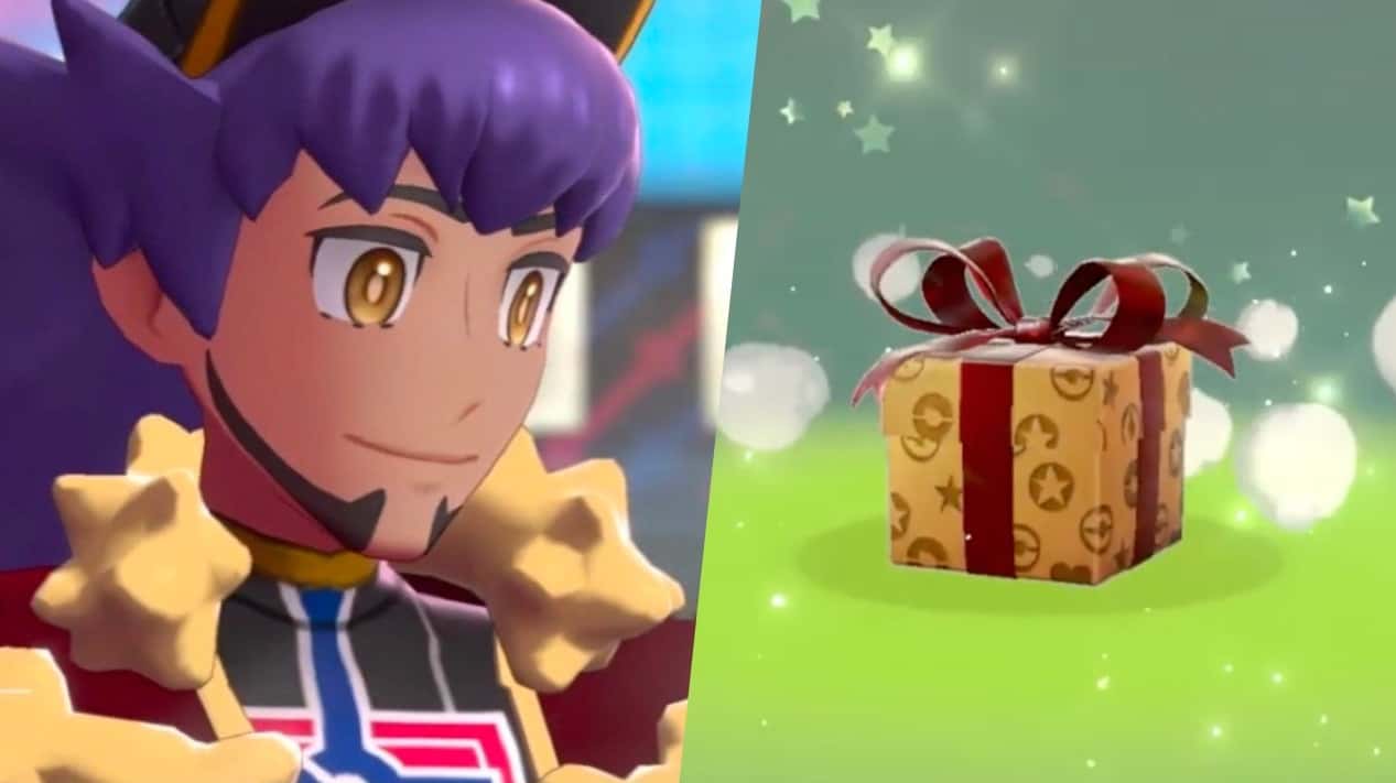 Pokemon trainer staring at mystery gift