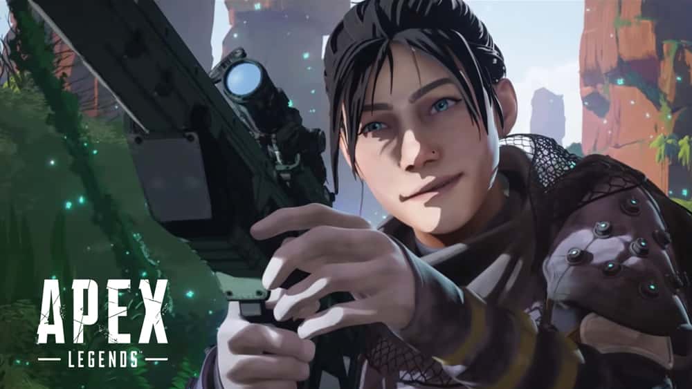 Wraith with Kraber in Apex Legends