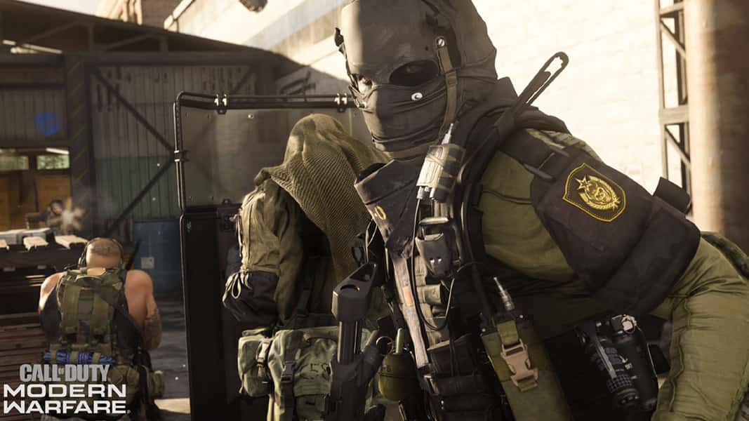 An image of characters fighting inside Call of Duty Modern Warfare.