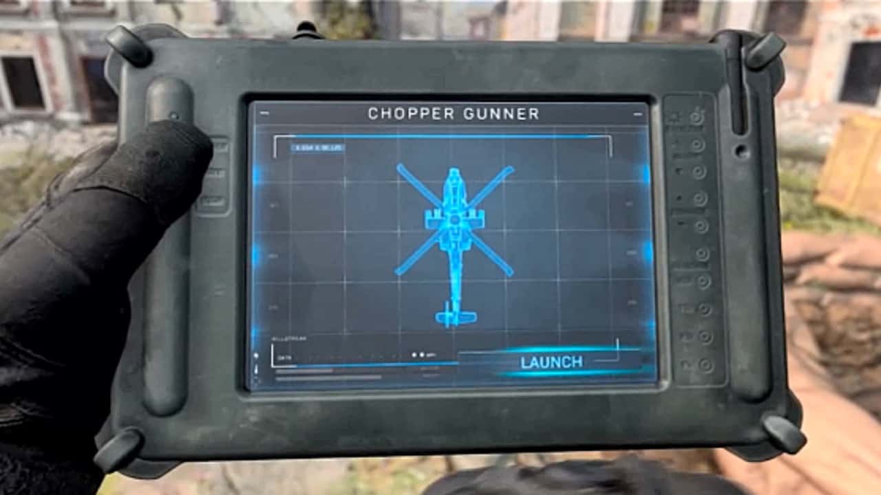 Chopper Gunner in Modern Warfare