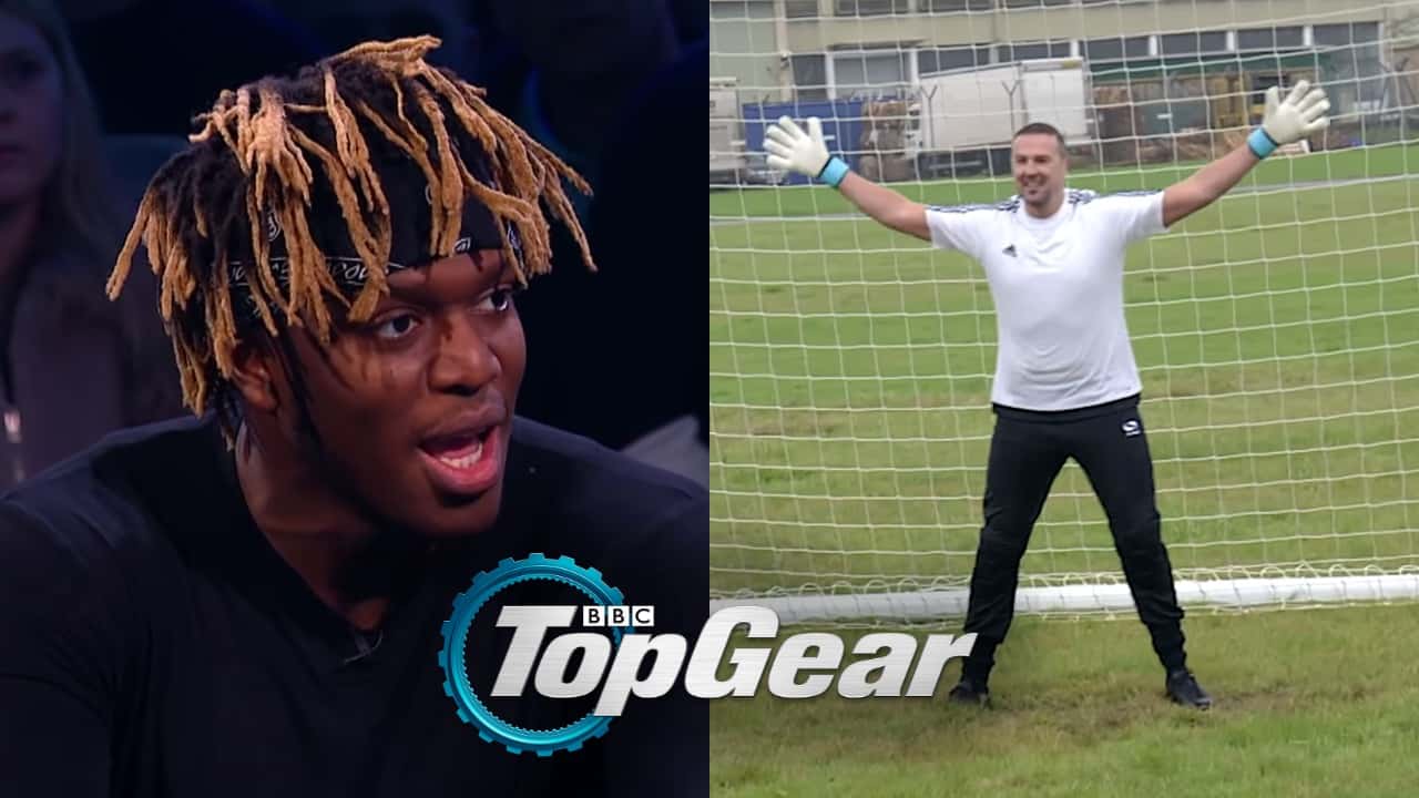 KSI and Paddy McGuinness Top Gear