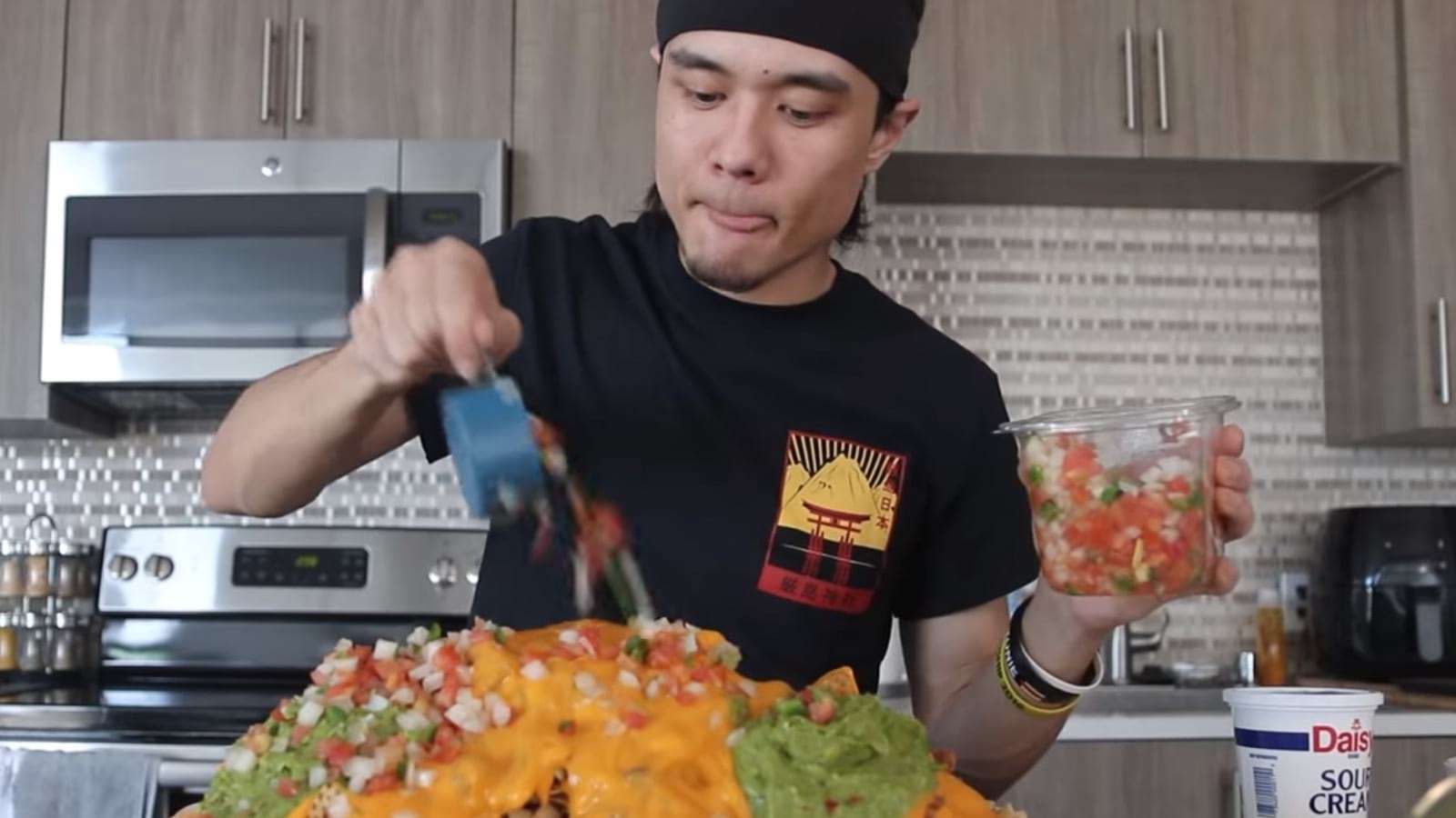 youtube matt stonie nachos super bowl