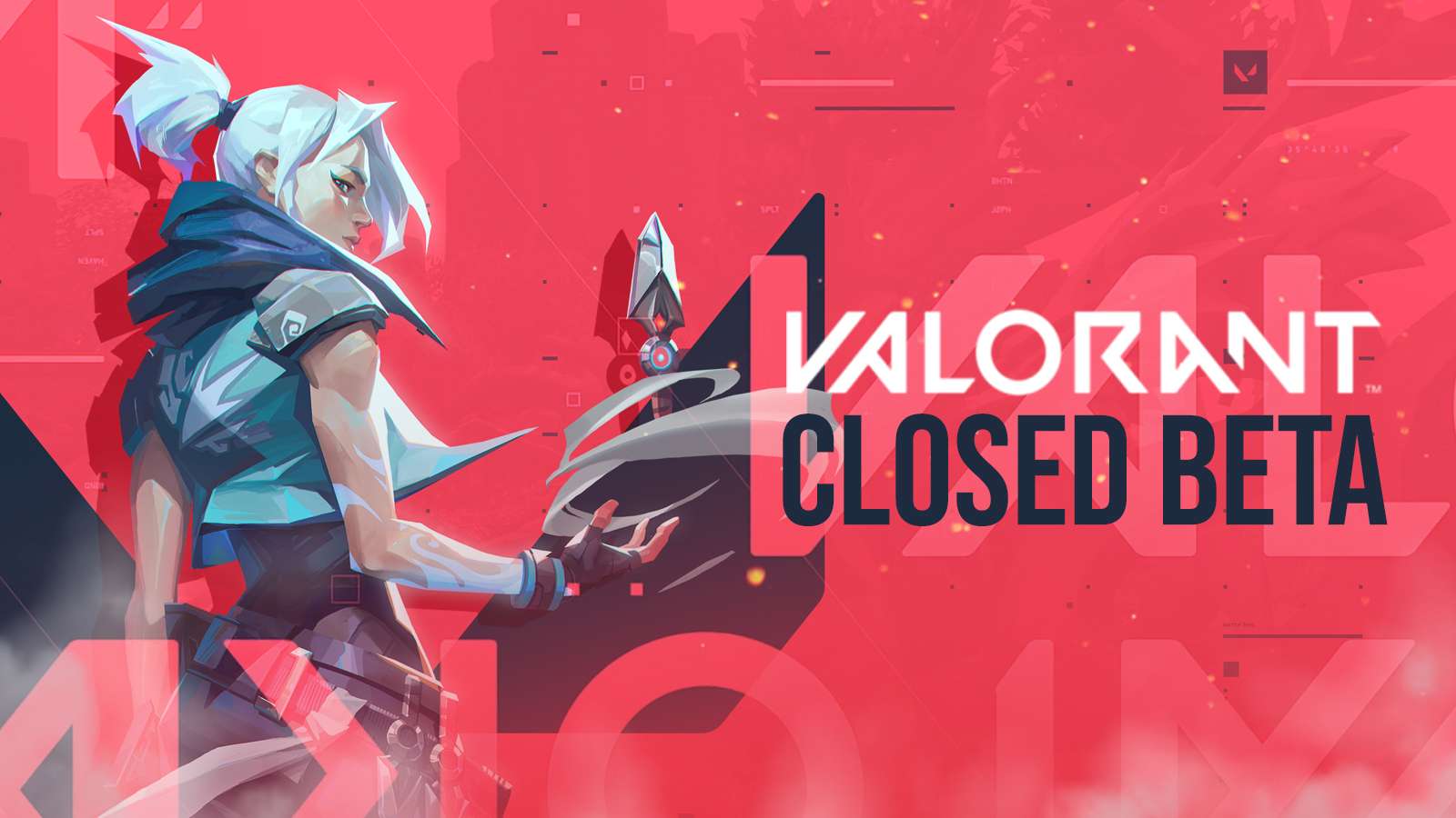 Valorant closed beta annoucement.
