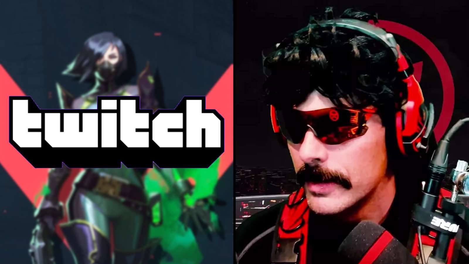 Dr Disrespect explains why he doesn't care about Valorant Twitch drama.
