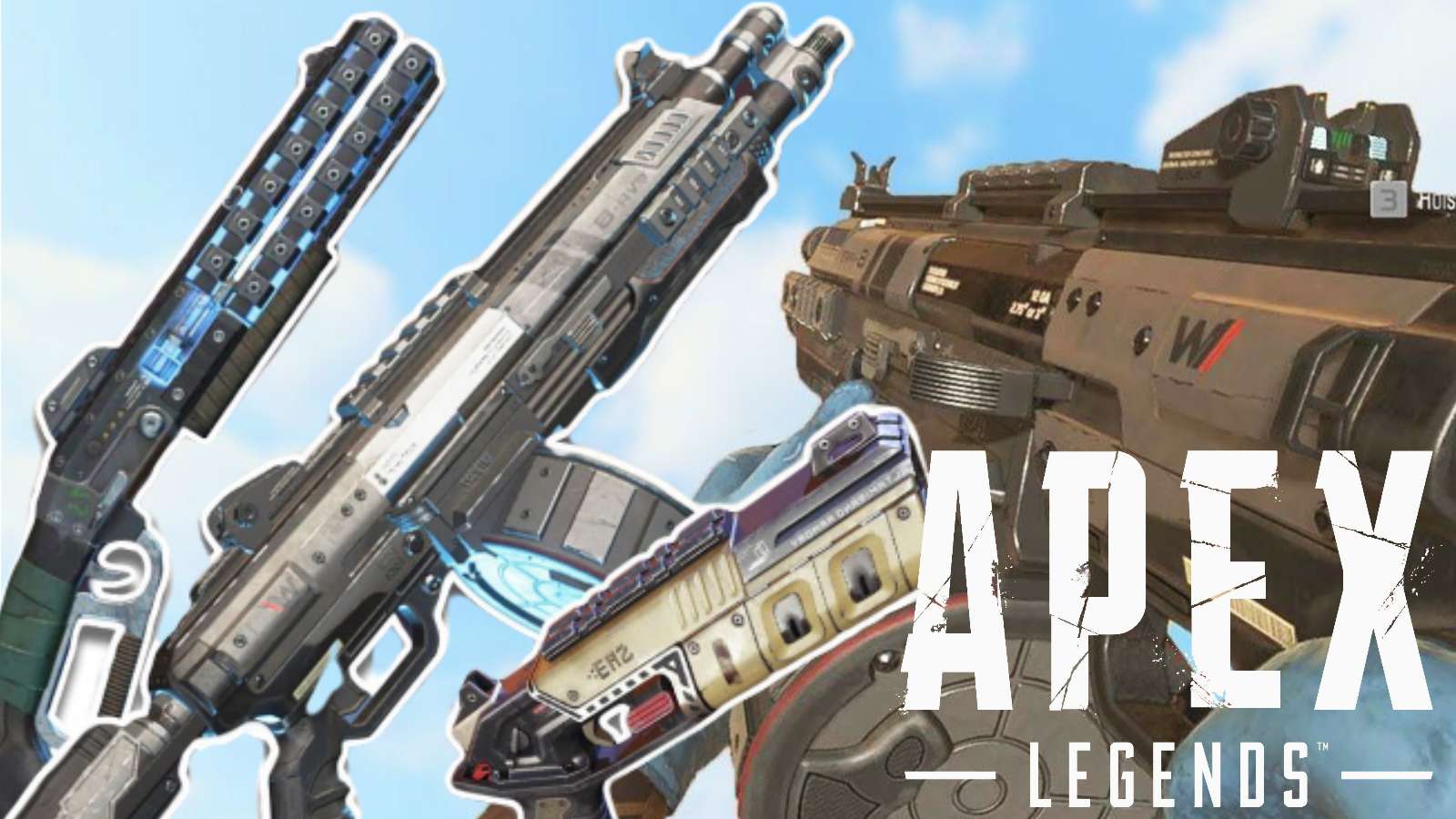 Holding a shotgun in Apex Legends