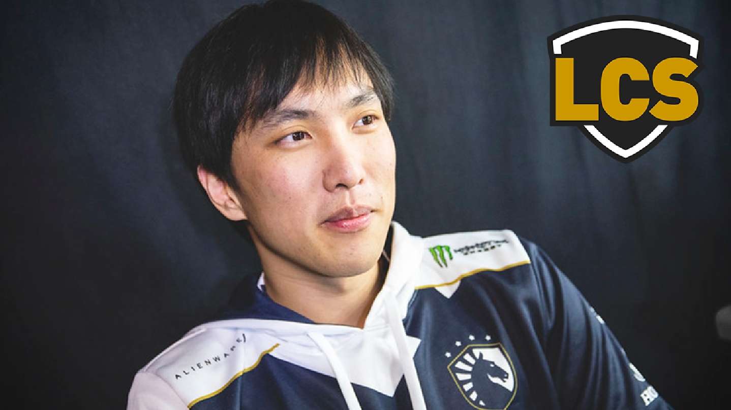 Doublelift in Team Liquid jersey with LCS logo