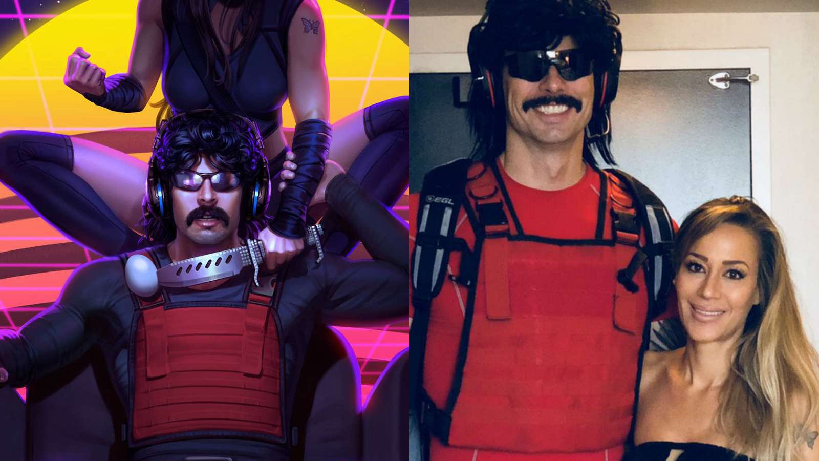 Dr Disrespect and his wife