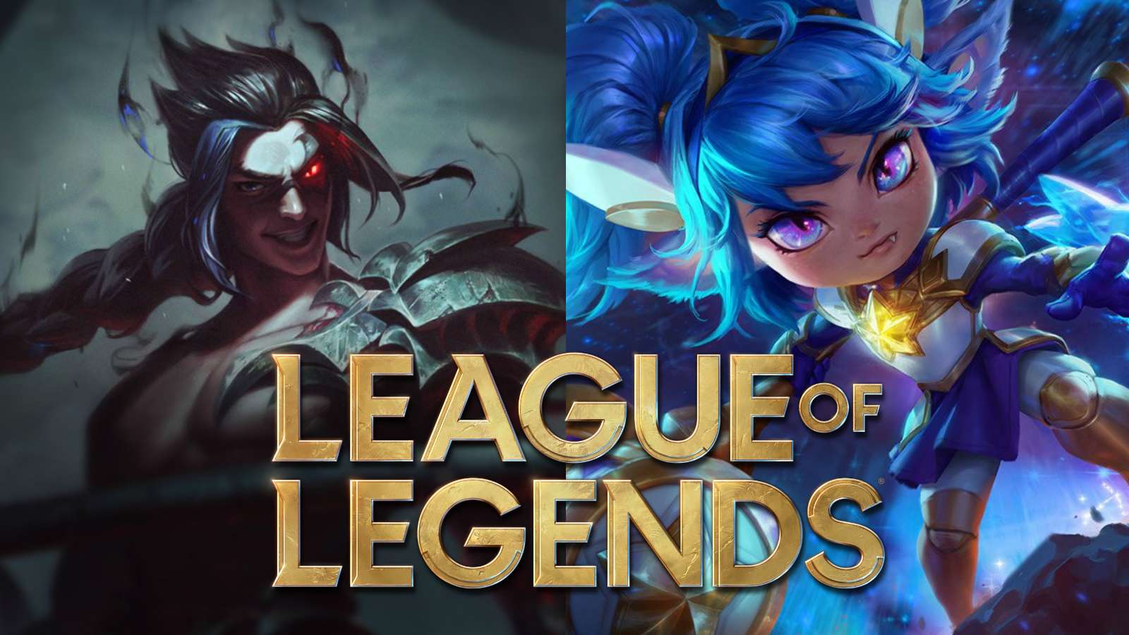 League of Legends champions Poppy and Kayn